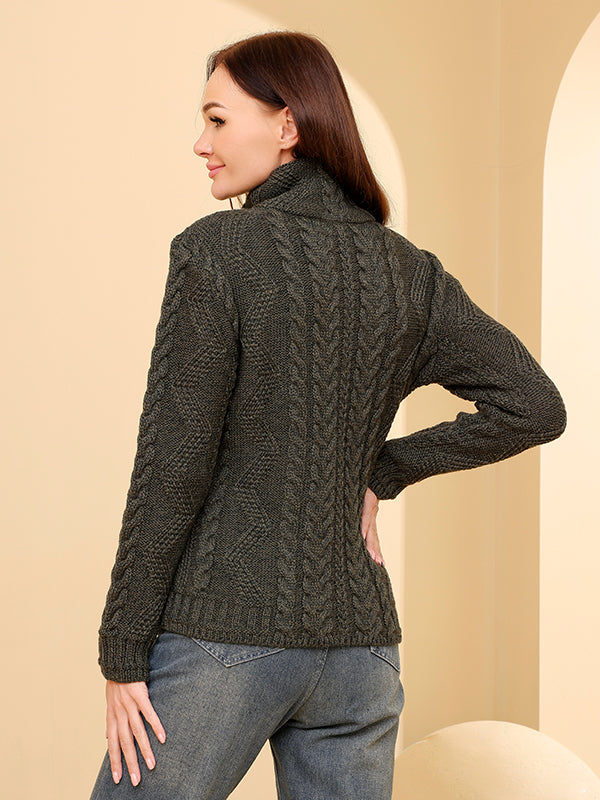 Allison Aran Cable Cardigan – The Woollen Market
