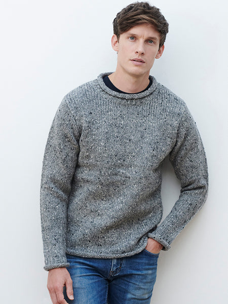 Donegal Wool - Roll Neck Sweater (4594) : Out of Ireland : Irish