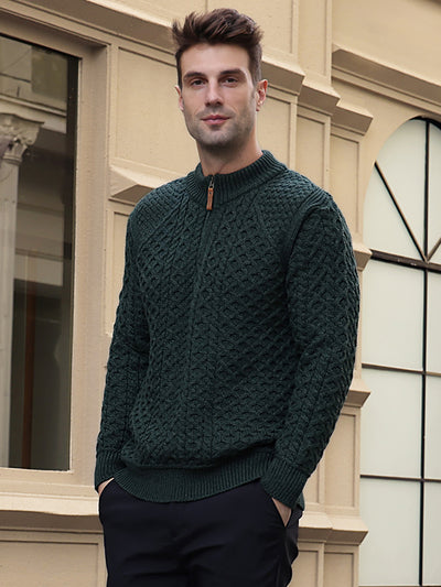 Kilronan Aran Knit 1/4 Zip Sweater