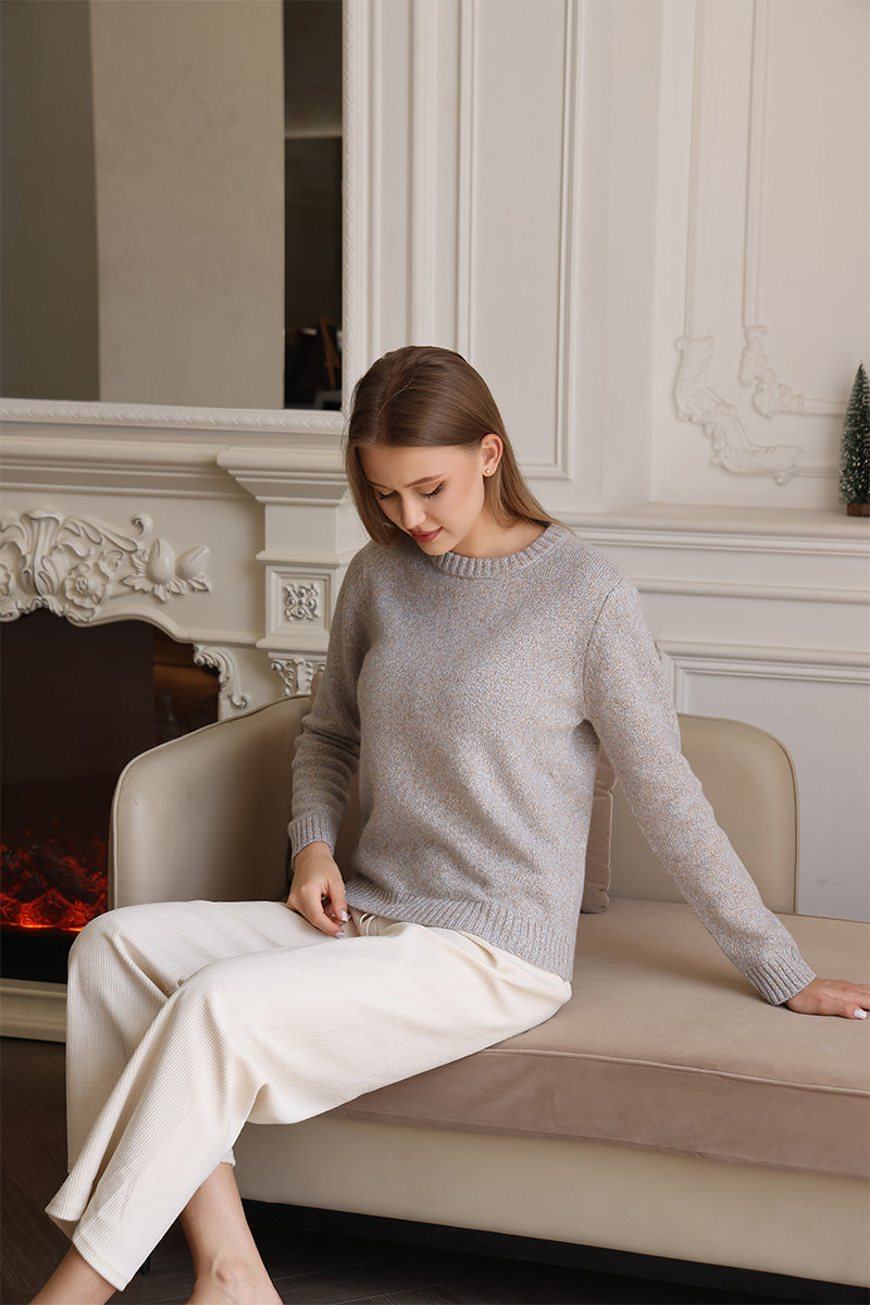 Jennifer Merino Sweater#color_blue-sand