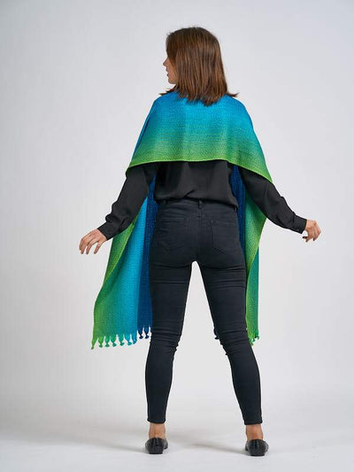 Ladies Cosmo Wool Wrap#color_emerald-shore