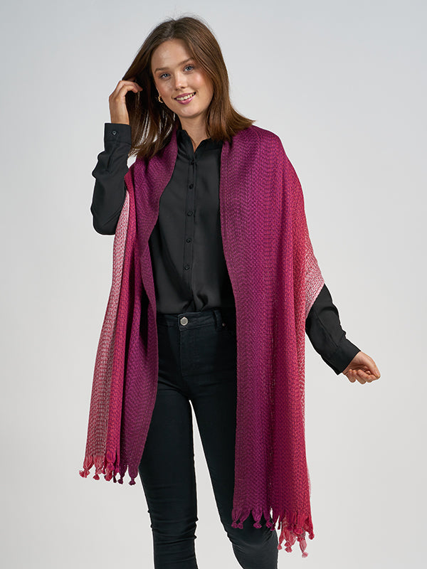 Fine Virgin Wool Extra Wide Scarf