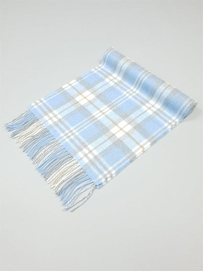 Merino Wool Scarf Made in Ireland#color_blue