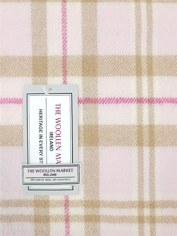Merino Wool Scarf Made in Ireland#color_pink