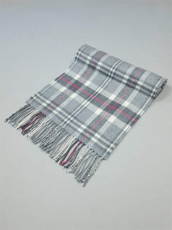 Merino Wool Scarf Made in Ireland#color_grey