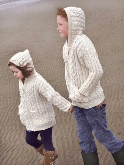 Childs Aran Sweater#color_natural