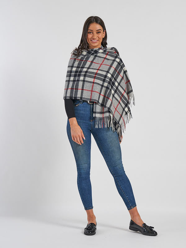 Lambswool Blanket Scarf#colour_grey-thompson