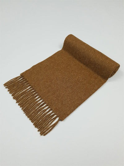 Lambswool Scarf in Rust#color_chocolate