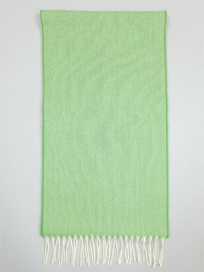 Extra Long Lambswool Scarf in Golfer Green