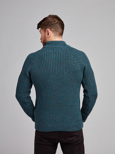 Fisherman Sweater#color_peacock$men